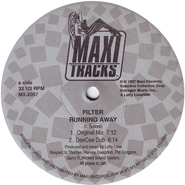 Filter - Running Away | Maxi Records (MX-2057)
