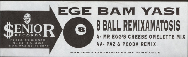 Ege Bam Yasi - 8 Ball Remixamatosis | Senior Records (SNR 009) - 4