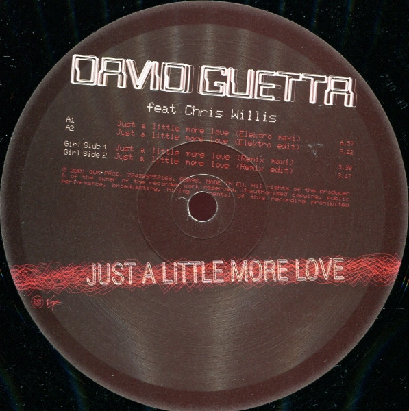 David Guetta - Just A Little More Love | Virgin (724389752168) - 3