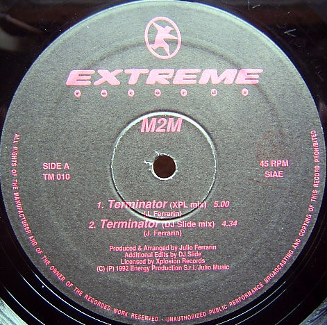 M2M - Terminator | Extreme Records (TM 010) - main M2M - Terminator | Extreme Records (TM 010) - main