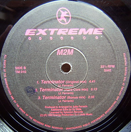 M2M - Terminator | Extreme Records (TM 010) - 2 M2M - Terminator | Extreme Records (TM 010) - 2
