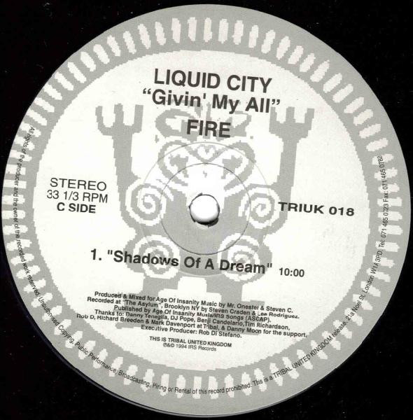 Liquid City - Givin' My All | TRIBAL United Kingdom (TRIUK 018) - 3