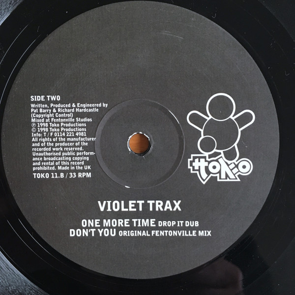 Violet Trax - Don't You | Toko Records (TOKO 11) - 3