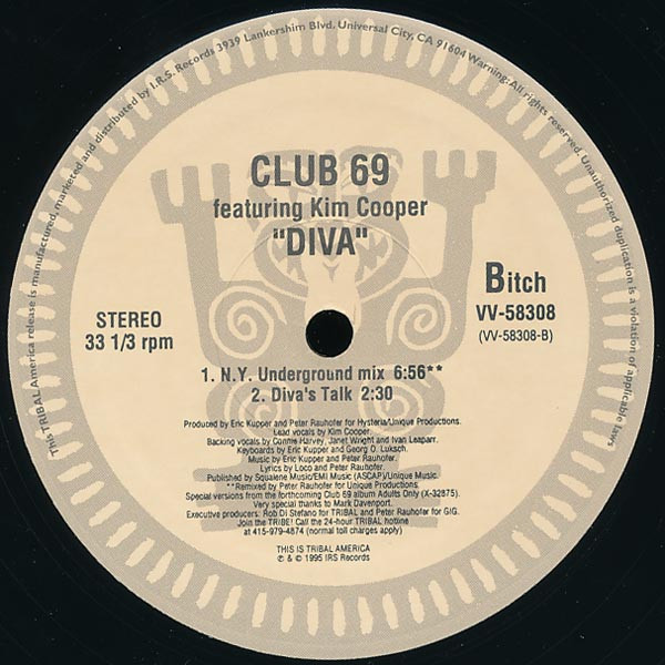 Club 69 Featuring Kim Cooper - Diva | TRIBAL America (VV-58308) - 3
