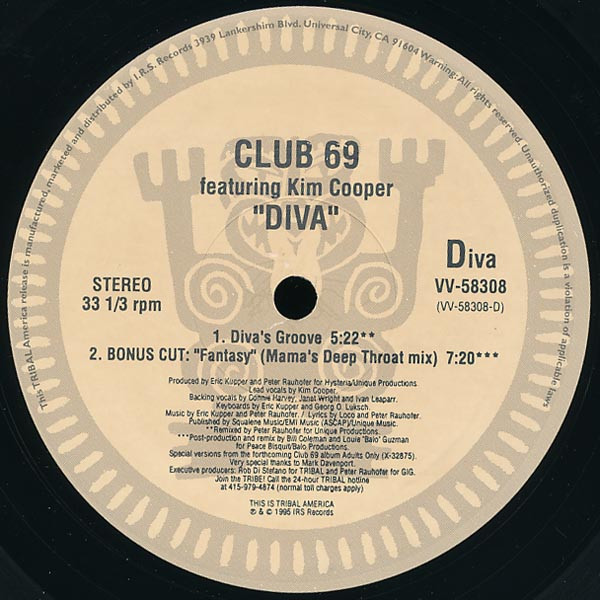 Club 69 Featuring Kim Cooper - Diva | TRIBAL America (VV-58308) - 5