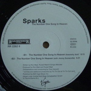 Sparks - The Number One Song In Heaven | Roadrunner Records (RR 2262-6) - 2 Sparks - The Number One Song In Heaven | Roadrunner Records (RR 2262-6) - 2