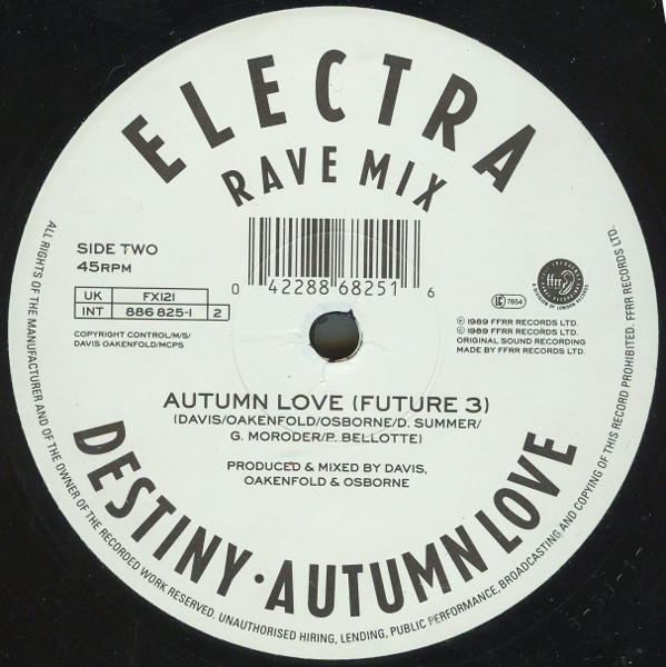 Electra - Destiny / Autumn Love | FFRR (FX 121) - 4