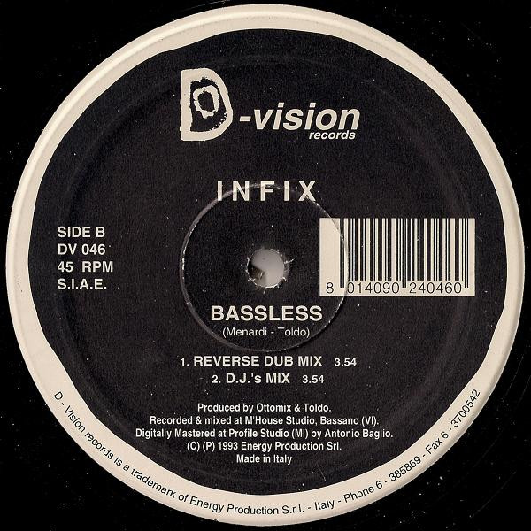 Infix - Bassless | D:vision Records (DV 046)
