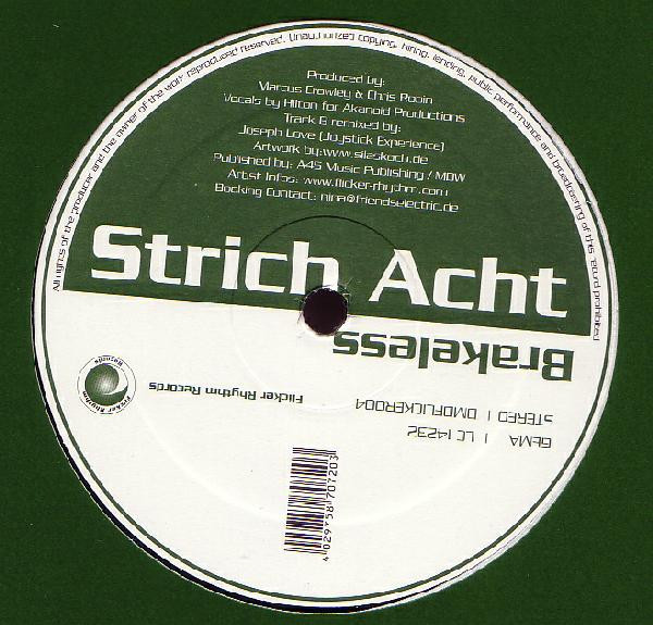 Strich Acht - Brakeless | Flicker Rhythm Records (DMDFLICKER004)