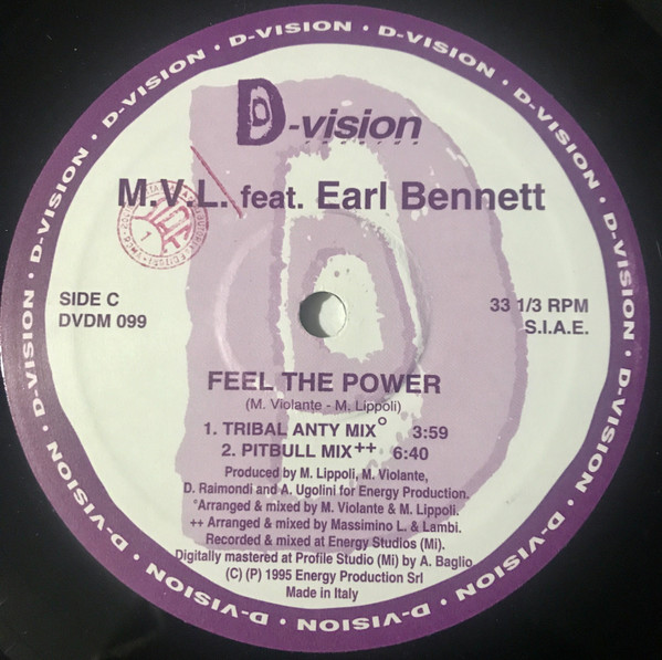 M.V.L. Feat. Earl Bennett - Feel The Power | D:vision Records (DVDM 099) - 4