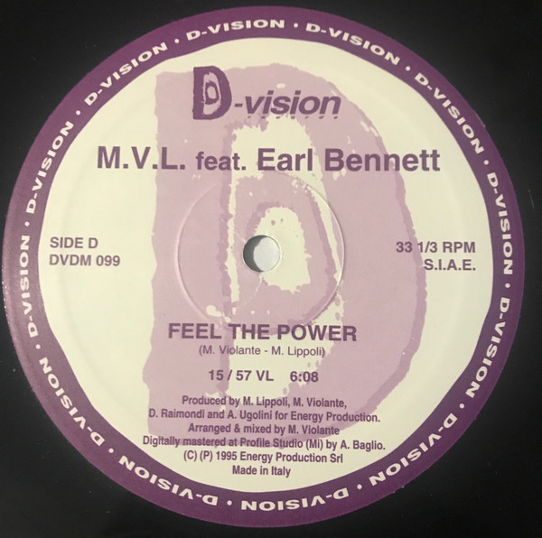 M.V.L. Feat. Earl Bennett - Feel The Power | D:vision Records (DVDM 099) - 5