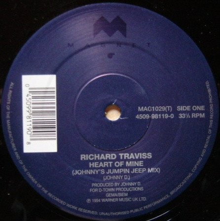 Richard Traviss - Heart Of Mine | Magnet (MAG1029T) - main Richard Traviss - Heart Of Mine | Magnet (MAG1029T) - main
