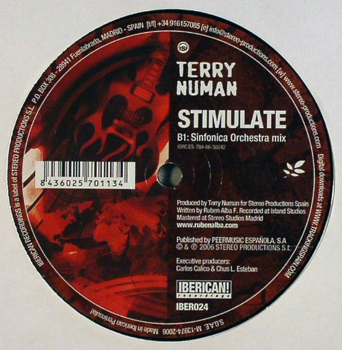 Terry Numan - Stimulate | Iberican! Recordings (IBER024) - 2