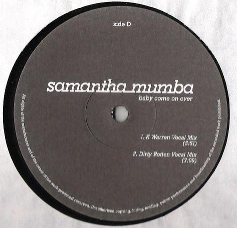 Samantha Mumba - Baby Come On Over | Polydor (none) - 6 Samantha Mumba - Baby Come On Over | Polydor (none) - 6