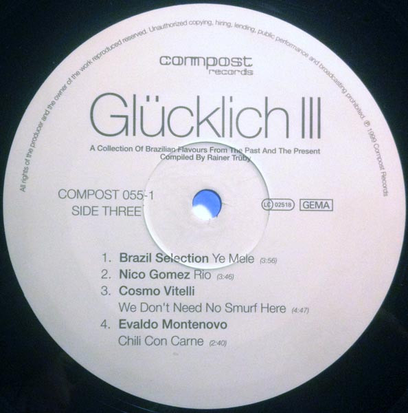 Various - Glücklich III (A Collection Of Brazilian Flavours From The Past And The Present) | Compost Records (COMPOST 055-1) - 5