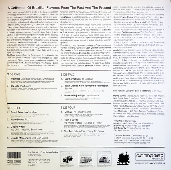 Various - Glücklich III (A Collection Of Brazilian Flavours From The Past And The Present) | Compost Records (COMPOST 055-1) - 2