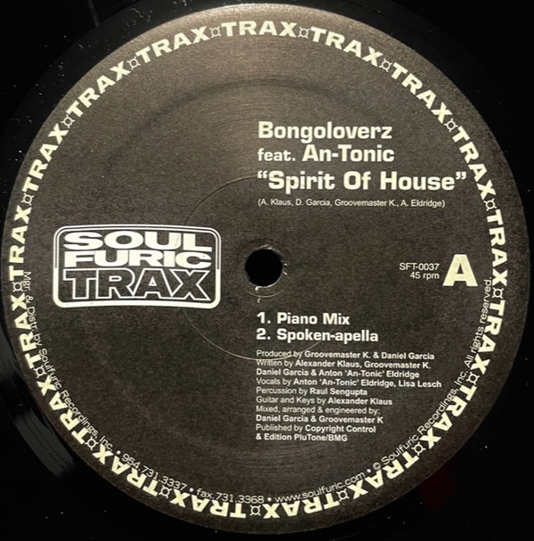 Bongoloverz Feat. An-Tonic - Spirit Of House | Soulfuric Trax (SFT-0037) - 2 Bongoloverz Feat. An-Tonic - Spirit Of House | Soulfuric Trax (SFT-0037) - 2