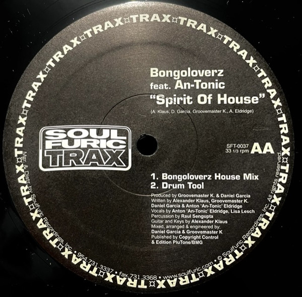 Bongoloverz Feat. An-Tonic - Spirit Of House | Soulfuric Trax (SFT-0037) - 3 Bongoloverz Feat. An-Tonic - Spirit Of House | Soulfuric Trax (SFT-0037) - 3