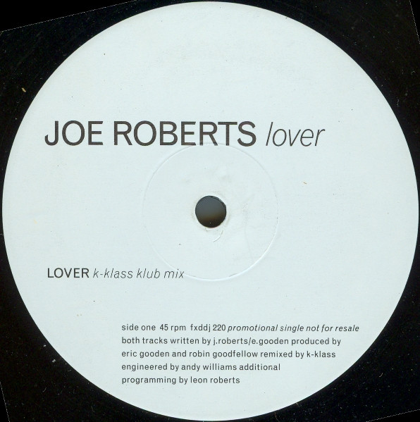 Joe Roberts - Lover | FFRR (fxddj 220)