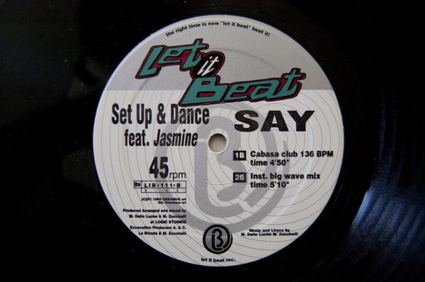 Set Up & Dance Feat. Jasmine - Say | Let It Beat Records (LIB 111) - 2