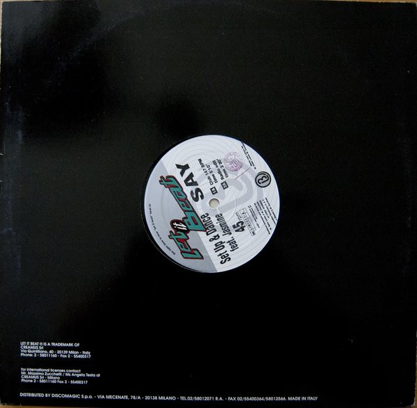 Set Up & Dance Feat. Jasmine - Say | Let It Beat Records (LIB 111) - main