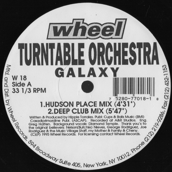 Turntable Orchestra - Galaxy | Wheel Records (W 18) - main Turntable Orchestra - Galaxy | Wheel Records (W 18) - main