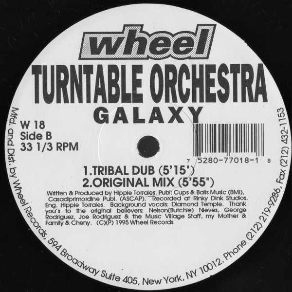 Turntable Orchestra - Galaxy | Wheel Records (W 18) - 2 Turntable Orchestra - Galaxy | Wheel Records (W 18) - 2