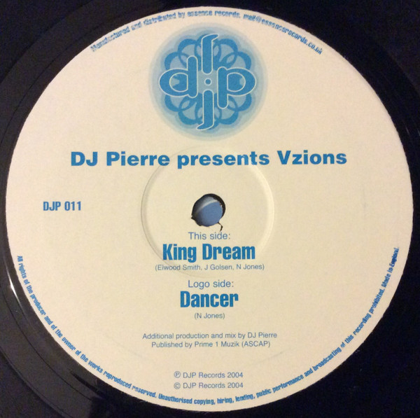 DJ Pierre Presents Vzions - King Dream / Dancer | DJP (DJP 011) - 3