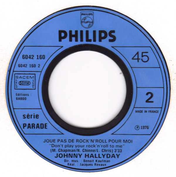 Johnny Hallyday - Derrière L'amour | Philips (6042 160) - 4 Johnny Hallyday - Derrière L'amour | Philips (6042 160) - 4