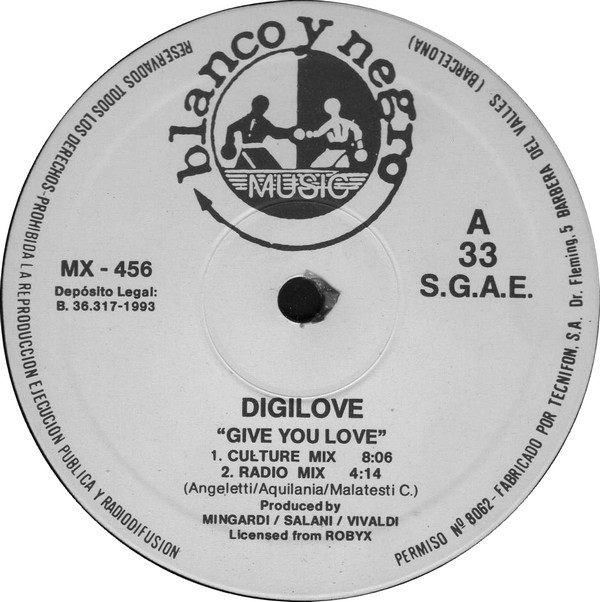 DiGiLove - Give You Love | Blanco Y Negro (MX 456) - 2