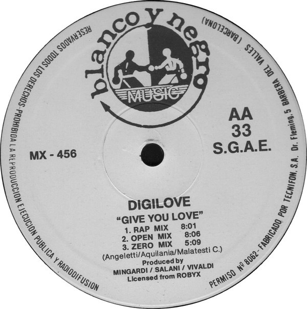 DiGiLove - Give You Love | Blanco Y Negro (MX 456) - 3