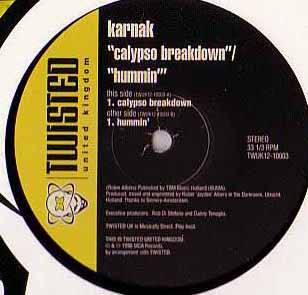 Karnak - Calypso Breakdown / Hummin' | Twisted United Kingdom (TWUK12-10003) - 3