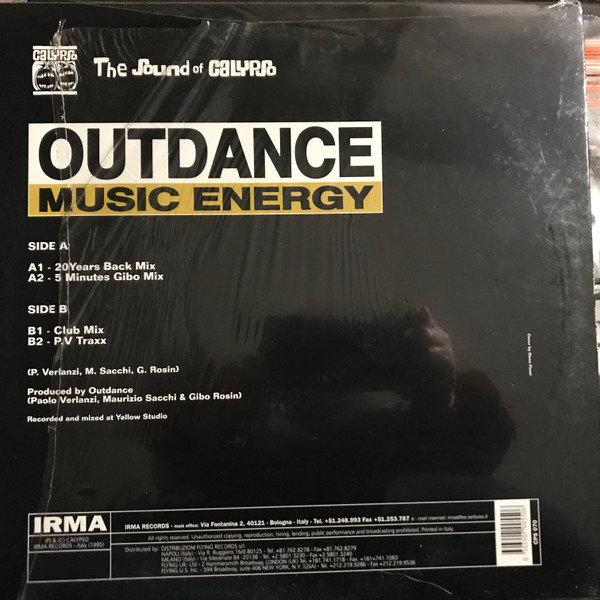 Outdance - Music Energy | Calypso Records (CPS 070) - 2
