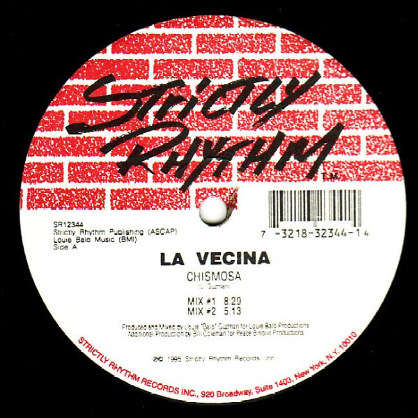 La Vecina - Chismosa | Strictly Rhythm (SR12344)