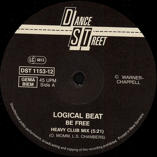 Logical Beat - Be Free | Dance Street (DST 1153-12) - 3 Logical Beat - Be Free | Dance Street (DST 1153-12) - 3