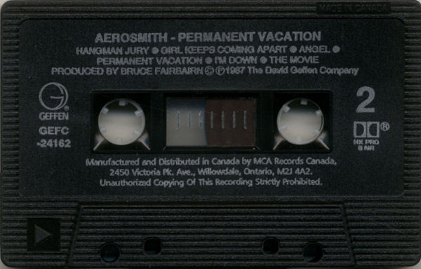 Aerosmith - Permanent Vacation | Geffen Records (GEFMC 24162) - 4 Aerosmith - Permanent Vacation | Geffen Records (GEFMC 24162) - 4