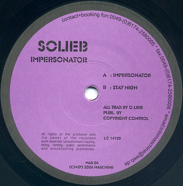 Solieb - Impersonator | Maschine (MAS 06) - 4