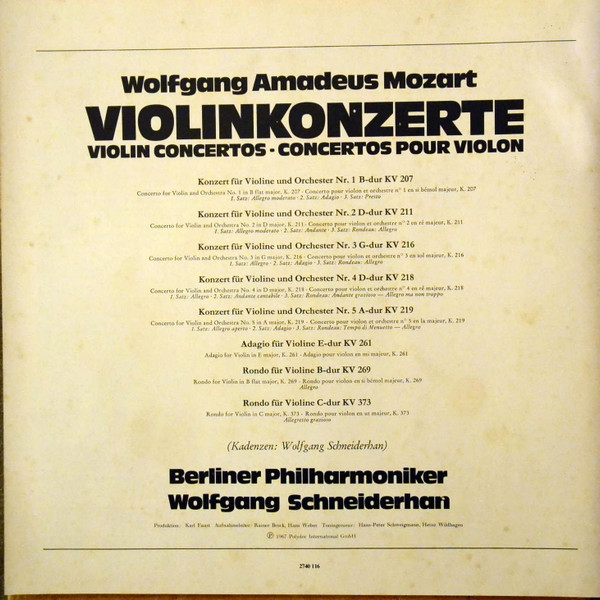 Violinkonzerte