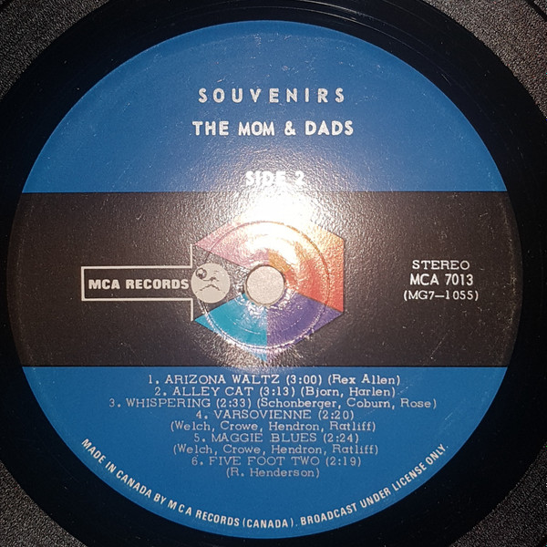 The Mom And Dads - Souvenirs | MCA Records (MCA 7013) - 4