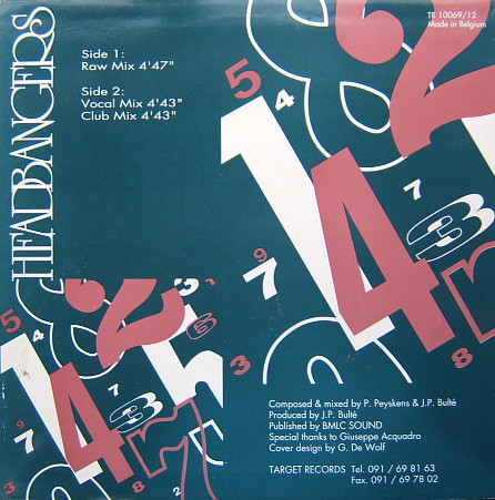 Headbangers - Inch By Inch | Target Records (TR.10069/12) - 2 Headbangers - Inch By Inch | Target Records (TR.10069/12) - 2