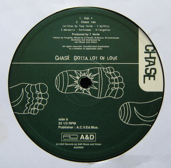 Chase - Gotta Lot Of Love | A & D (A&DS 002) - 4