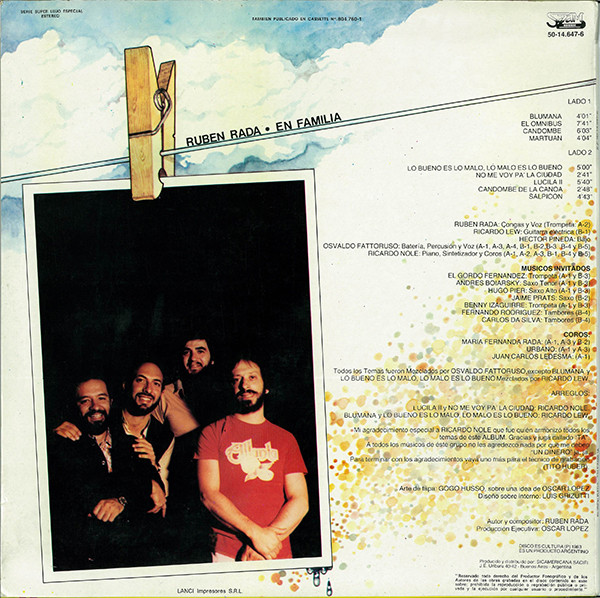 Ruben Rada - En Familia | Sazam Records (50-14.647-6) - 2 Ruben Rada - En Familia | Sazam Records (50-14.647-6) - 2