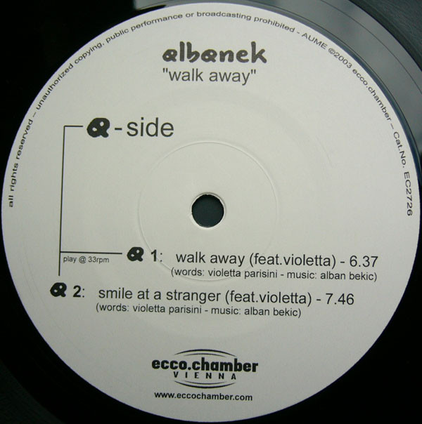 Albanek - Walk Away | Ecco.Chamber (EC2726) - 3 Albanek - Walk Away | Ecco.Chamber (EC2726) - 3