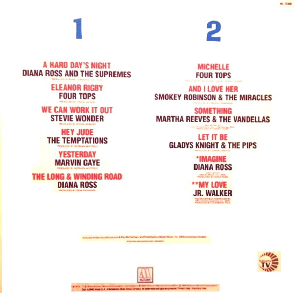 Various - The Best Of The Beatles Songs Sung By Motown's Greatest Stars | Motown (WL 72348) - 4 Various - The Best Of The Beatles Songs Sung By Motown's Greatest Stars | Motown (WL 72348) - 4