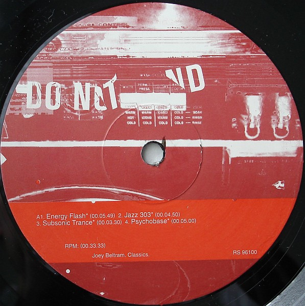 Joey Beltram - Classics | R & S Records (RS 96100) - 2