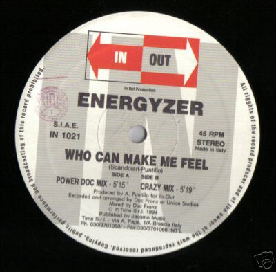 Energyzer - Who Can Make Me Feel | In Out (IN 1021) - main