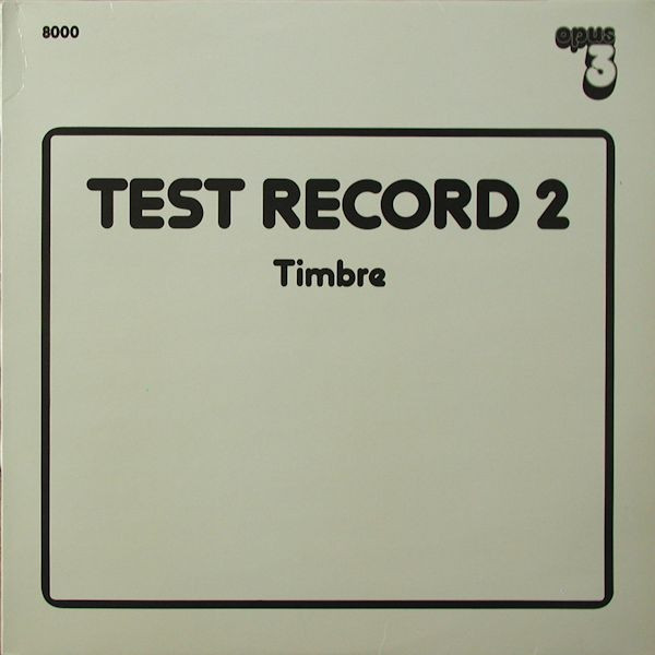 Test Record 2 (Timbre)