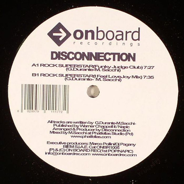 Disconnection , Funky Judge - Rock Superstar | Onboard Recordings (ONBR019) - main Disconnection , Funky Judge - Rock Superstar | Onboard Recordings (ONBR019) - main
