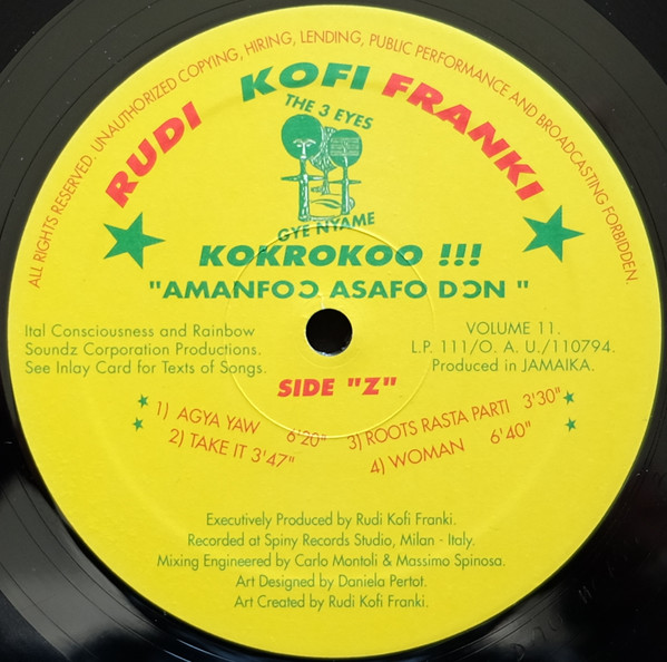 Rudi Kofi Franki - Amanfoɔ Asafo Dɔn | Ital (Volume 11 L.P. 111/O.A.U./110794) - 4
