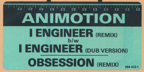 Animotion - I Engineer | Casablanca (884 433-1) - 3